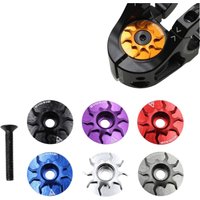 AliExpress 28.6mm Multicolor Bicycle Headset Top Cap MTB Road Bike Stem Cover with Screw Fork Head Tube Cover Ultralight Aluminium Alloy