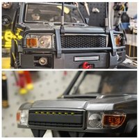 Universal Simulation Grille with Letter Logo for RGT 1/10 EX86160 LC79 EX86190 LC76 EX86020 LC71 RC Crawler Truck Upgrade Part