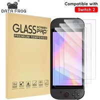 DATA FROG Tempered Glass Screen Protector HD Anti-Scratch Protective Film Compatible with Switch 2 Game Console Accessories