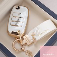 Key Case Cover for Kia K2 Rio Sorento K4 Cerato Forte Picanto Stonic Carnival Soul K3 K5 Sportage R Optima Telluride Seltos Ceed