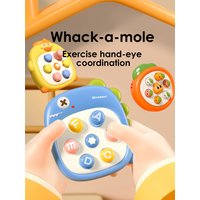 Pocket-sized Mini Whack-a-Mole Anxiety Relief Toy, Handheld Pop Bubble Fidget Game, Stress Relief Desk Accessory, for Travel