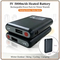 AliExpress NDNNAS 5000mAh Heated Gloves 5V Rechargeable Battery for Heating Vest, Heating Socks,Winter Outdoor, Skiing, Cycling Warming Batteries