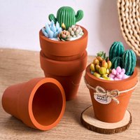 Terracotta Pot Silicone Mold DIY Handmade Plaster Resin Candle Jar Storage Box Craft Casting Molds Home Gardening Flowerpot Deco