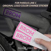 Made for Brompton folding bike stickers: main frame color change and decoration accessories