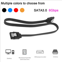 High speed SATA 3.0 hard drive data cable, solid-state, serial data cable, flexible SATA, fast transfer, 39cm