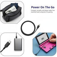 1Pc USB C Charger Cable Cord Wire Type C FOR NDSI 3DS 2DS XL/LL New 3DSXL/3DSLL 2dsxl 2dsll Power Line‘