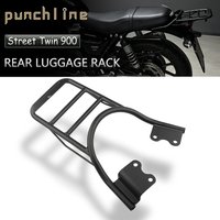 For Street Twin 900 Speed Twin 900 Street Scrambler 900 Speed Twin 1200 Luggage Rack Rear Tail Rack Suitcase Carrier Board image 4