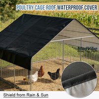 420D Waterproof Chicken House SunShade Breathable Mesh Shade Cloth Outdoor Duck Shed Farm Poultry Cage Rain Sun Protection Cover