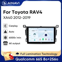 Ainavi Autoradio Für Toyota RAV4 2013 2014 2015 2016 2017 2018 2019 XA40 Auto Multimedia Drahtlose Carplay Android Auto HDMI 2 DIN