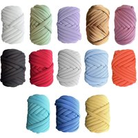 Jumbo Rohrgarn hand gestrickt Arm Strick garn DIY 250g klobiges Garn sperriges Garn für Schal werfen Weben Kinder Handwerk Teppich herstellung