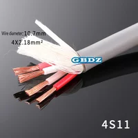 CANARE Speaker Cable 2/4-core Wire 4S11 4×2.18mm² Audio Surround Flow Audio Cable KTV Stage Wire 2S7F 2S9F 2S11F 4S12F 4S6 4S8