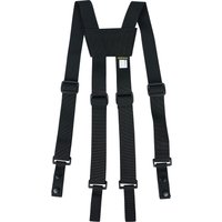 KUNN Tactical Suspenders Police Duty Belt Harness for Men,1.5 Inch Adjustable Tool Belt Suspender with 4 Loop Attachments,Black