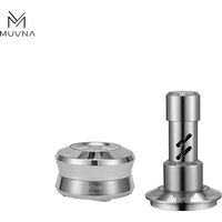 Muvna 51/53/58mm Espresso Tamper with Sound Feedback - 4-Spring System for Consistent Tamping Pressure, Barista home use