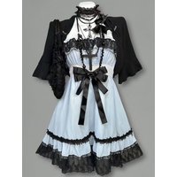 Vintage Black Short Sleeve Design Sensation Women's Dress Two-Piece Set Summer 2026 Fashion Sweet Style for Work And Dates