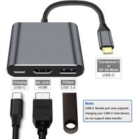 3-in-1 USB-C Hub:type-c 3in 1 PD100W+HDMI(4K/30Hz)+USB3.0