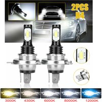 2Pcs H4 H7 LED 20000Lms Car Headlight H11 H8 H9 H10 H1 H3 Car Fog Light Bulbs 9005 9006 Auto Driving Running Lamps 55W 12V 24V