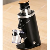 Portable DF54 Electric Coffee Grinder Stainless Steel Adjustable Burr for Espresso & Brew Coffee Making