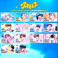14Pcs/Set SPAKLZ Comet Concept Photocards HD Print Korean Boys Group Lomo Cards Perfect Gift for Fans