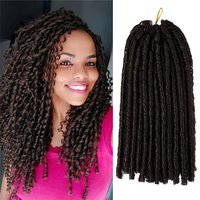 Urban Soft Dread Crochet Hair - 1/3 Packs Straight Faux Locs Crochet Hair Soft Dreadlocks Locs Crochet Soft Locs Faux Synthetic