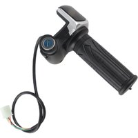 Electric Scooter Throttle Grip with LED Display Electric Bike Half Twist Throttle Grip Lock Key Set