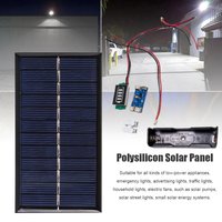 NEW Mini 6V 200MA 1.2W Monocrystalline Silicon Solar Panel with solar charger CN3065 for 18650 Battery & Cell Phone Charging