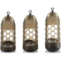 3pcs Weighted Fishing Feeder Cage 30/40/50g Carp Fishing Bait Cage, High-Density Polymer, Freshwater & Saltwater