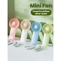 Portable Handheld Small Fan Lightweight Creative Pocket Mini Fan Air Cooler For Student Outdoor Travel Low Noise Ventilation Fan
