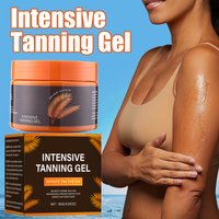 150ML Intensive Tanning Gel,Natural Tan Enhancer,Accelerator Bronzing Sunbeds Lasting Moisturizing Face Body Self Tanner Cream