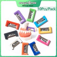 Easyinsmile Orthodontic IPR Stripping Dental Kit, Interproximal Reduction, Enamel Polisher, Tooth Enamel Reduction, Serrated Sa