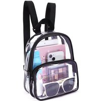 Transpare Bag Stadium Approved Shoulder Straps Clear Backpack for Schools, Concerts, Work, Festivals and Sporting Events