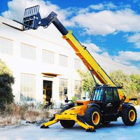 House Construction Use Telescopic Handler Hot Sale 60 HP High Quality 4×4 Wheeled Lifting Handling Equipment CE/EPA Customized