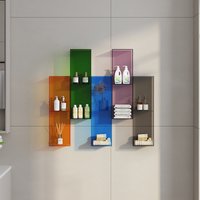 Luxury Storage Holders Living Room Wall Organize Shelf Modern Bedroom Decoration Racks Minimalist Home Organize Furniture