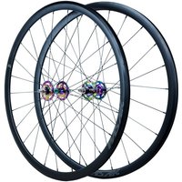 Pasak Fixed Gear Bicycle Wheel Set 24H 700C Track Cycling Wheels Fixie Single Speed O.L.D 100-120mm Axle 3/8" Flange 71mm