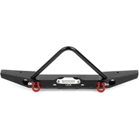 LCX Racing 1/10 RC Crawler Car Aluminum Front Bumper for TRX4 TRX6 SCX10 II III PRO Gen8 Gen9 Upgrades Parts Accessories