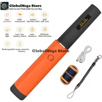 2026 Latest Handheld Metal 1300mAh Rechargeable Waterproof Pinpointer with Adjustable Sensitivity for Gold Coin