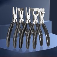 Professionelles Schmuckzangen-Set, runde Nase, Kette, Nase und flache Nase zum Wickeln von Perlen und Elektronik-Reparaturwerkzeugen
