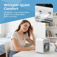 Water Tank Desktop Cooling Fan Low Voltage USB 1800mAh Rechargeable Mini Portable Personal Air Cooler