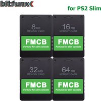 Bitfunx Fortuna FMCB Free McBoot Memory Card for Sony Playstation2 PS2 Slim Game Console