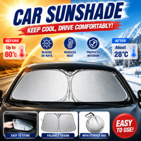 Foldable Car Front Windshield Sun Shade Reflective Heat Insulation Sun Visor Anti-UV Car Sun Protection Accessory For Sedan SUV