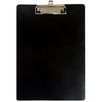A4ClipBoardBlack Plastic Clipboard,A4 Writing Pad, with Metal Clip,A4 ClipboardRigid Plastic, Black Clipboard Standard