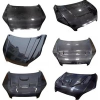Carbon fiber Engine Cover for Audi MK2 TT TTS 2014-2018 Modified Light Weight Hood Bonnet Auto accessories