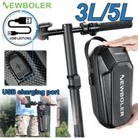 USB Port Electric Scooter Front Bag Handlebar Water-Resistant Quick Release 3L/5L EVA Big Capacity Universal For Xiaomi Scooter
