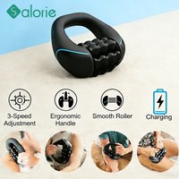 Electric Rolling Percussive Massager , Whole Body Massage Roller, Deep Tissue and Muscle Percussion Massage Gun , 3-Speed Spin