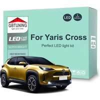 11Pcs Car LED Interior Light Bulb Kit For Toyota Yaris Cross 2020 2021 2022 2023 2024 Vehicle Indoor Reading Dome Trunk Canbus