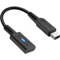 PD USB C Cable for NDSi 3DS LL Controller PD Charging Adapter Type C Cable with LED Convert Cord for 3DS Game Console Power Wire