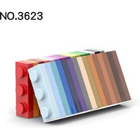 20Pcs MOC Compatible Assembles Particles 3623 Plate 1 X 3 for Building Blocks Parts DIY Story Educational Gift Toys