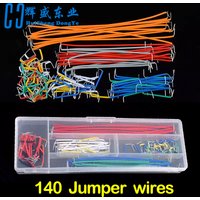 Hot Sell 140 pcs U Shape Solderless Breadboard Jumper Cable Wire Kit For Arduino Shield For raspberry pi Drop Shipping
