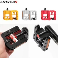 AliExpress Liteplus bicycle pedal solid aluminum alloy fast folding bicycle pedal Bmx bicycle folding pedal bicycle parts