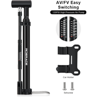 AliExpress riderace RIDERACE Bicycle Pump With Gauge High-pressure Hand Tire Air Inflator Schrader Presta Valve AV FV Portable Bike Air Shock Pump