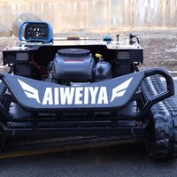 Customized Industrial All-terrain RC Large-horsepower 4-Stroke Cordless Self Propelled Lawn Mower Garden Crawling Robot